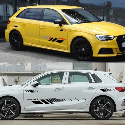 For Audi A3 8P 8V 8L Side Door Sticker Sport Trim Exterior 8Y