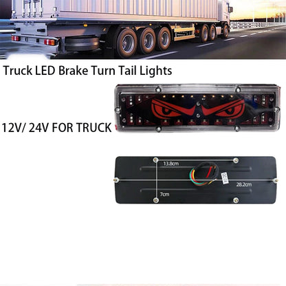 12v-24v Truck Brake Turn Tail Waterproof Lighting Driving Stop