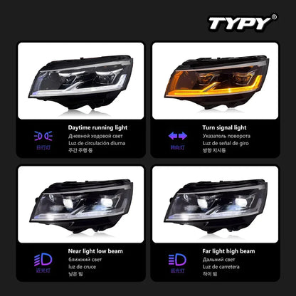 For VW Multivan T6.1 Headlight 2019-2022 Projetor Head Daytime
