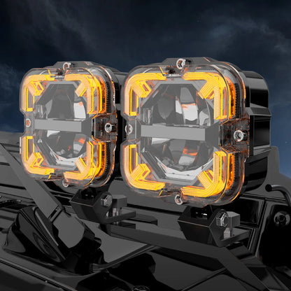 2PCS Work Lampshade Truck Jeep Off Road SUV Utv