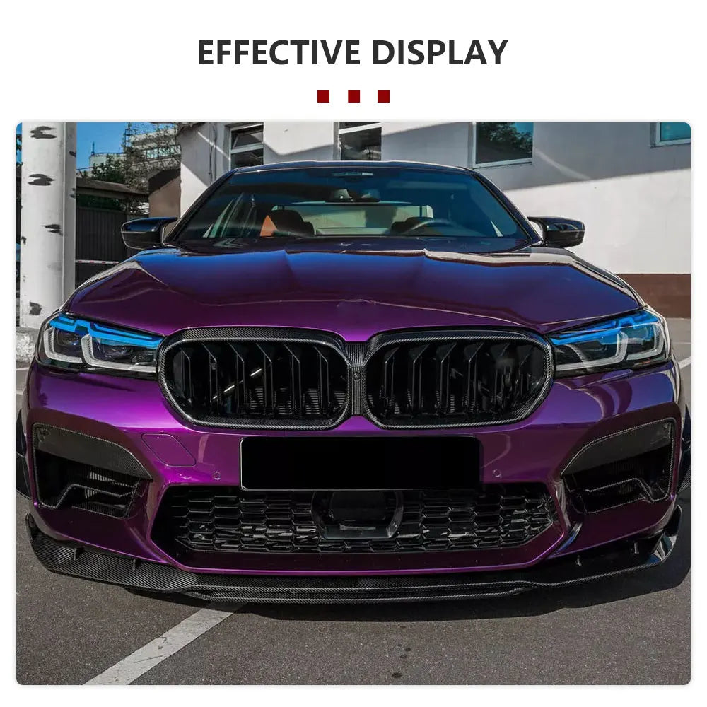 For BMW F90 M5 Lci 2021-2023 Prepreg Dry Carbon Front Fog Air