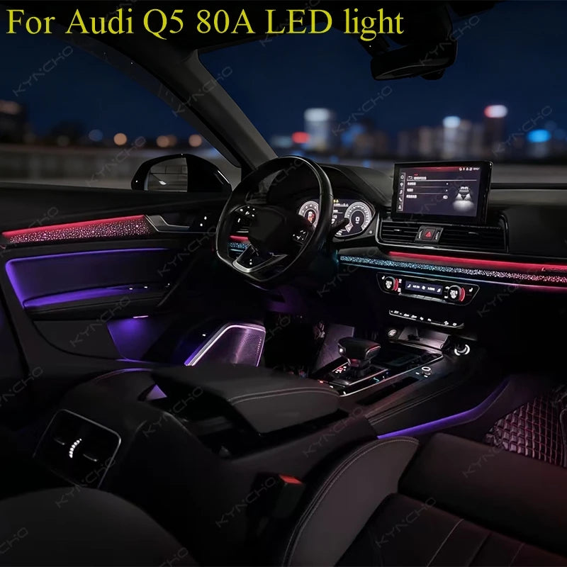 For Audi Q5 Ambient Lighting Models Kyncho Is Suitable From 2018