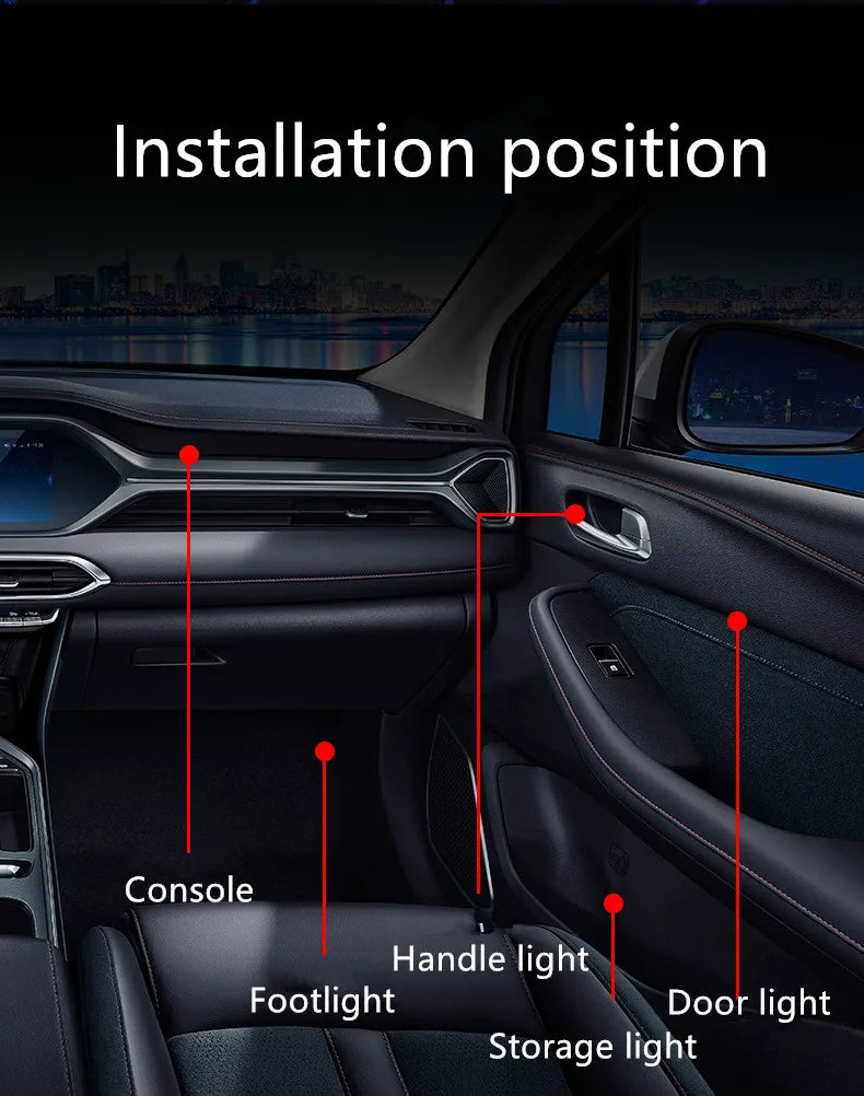 For Accessories Symphony Interior Atmosphere RGB Acrylic Strip