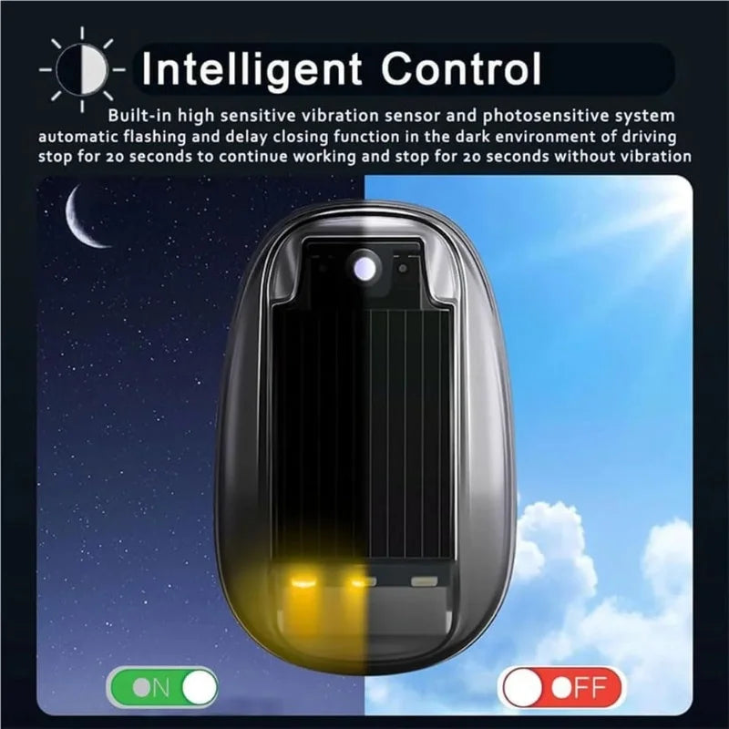 Solar Roof RGB Strobe Remote Control Cab Signal Lam
