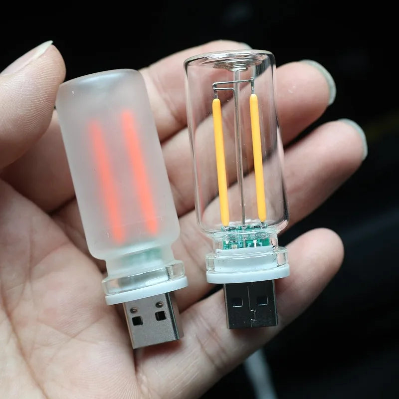 Night Glass ABS Ambient Lighting USB Power Cars Bedrooms