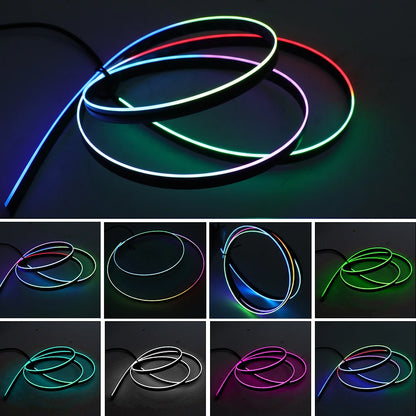 Acrylic RGB Interior Strip USB Ambient Flexible Atmosphere