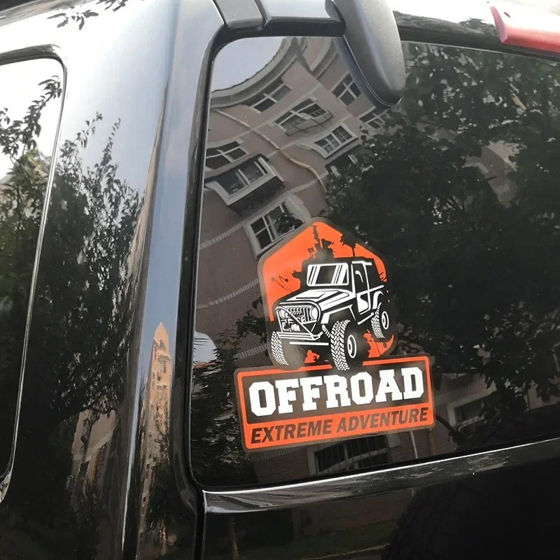 For Jeep Sticker Off Road Graphic Sticker Decals Parts Sunscreen
