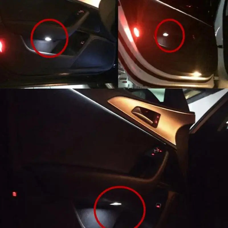 For Audi A4 S4 A5 A6 Door Trim Ambient Atmosphere Storage Box