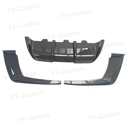For BMW 6 Series F06 F12 Rear Bumper Diffuser Lip Spoiler Real