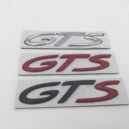 For Turbo Gts 1PCS 3D Metal Letter Emblem Rear Tail Trunk Decals