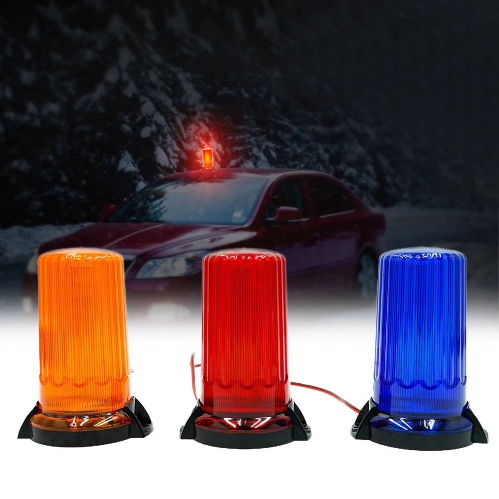 Strobe Emergency Rotating Traffic Indication Flash Beacon Orange