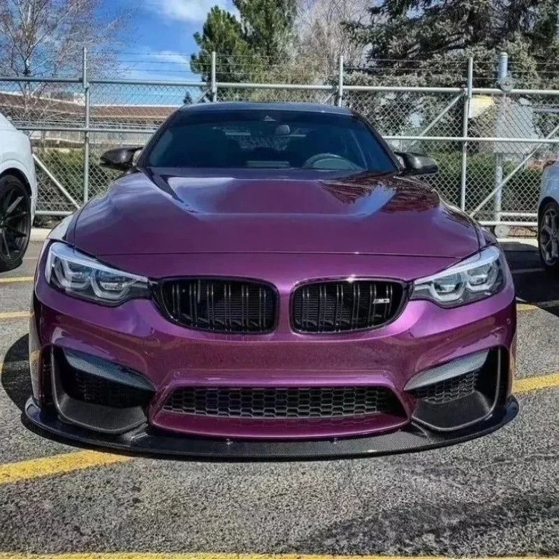 For BMW F80 F82 M3 M4 3D Sty Real Carbon Fiber 14-18 Front Rear