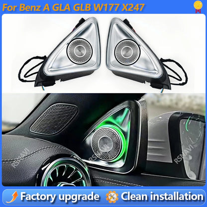 For Mercedes Benz W177 X247 Gla Colours 4D Rotating Tweeter