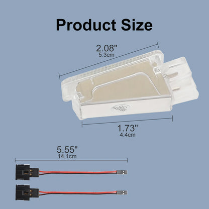 For Audi A3 8P A4 B6 2PCS Luggage Trunk Lampcar Interior A6 C6