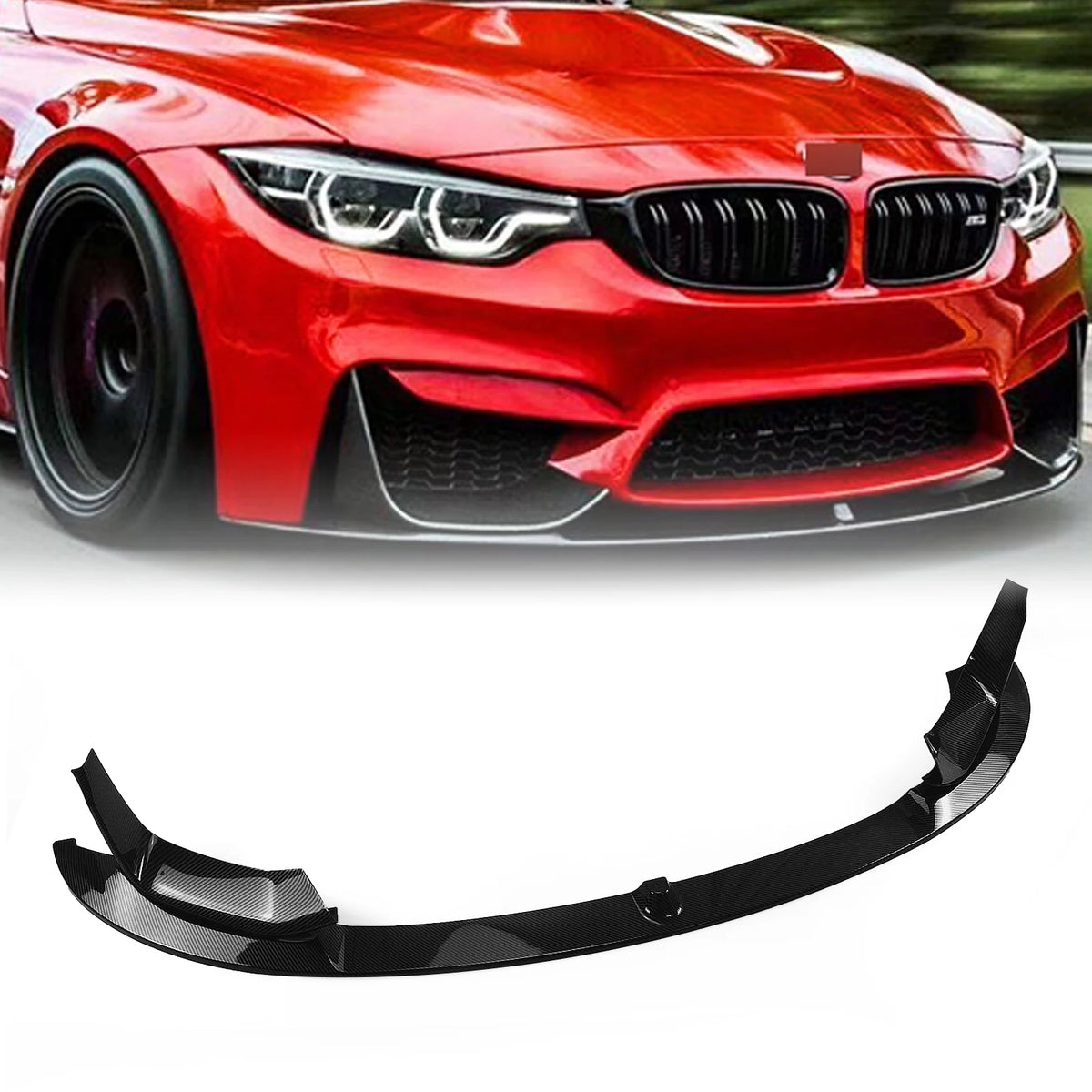 For BMW F80 M3 F83 F82 M4 2015-2020 Carbon Fiber Look Gloss