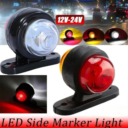 12-24v MINI Warning Side Marker Truck Double Lighting Indicator