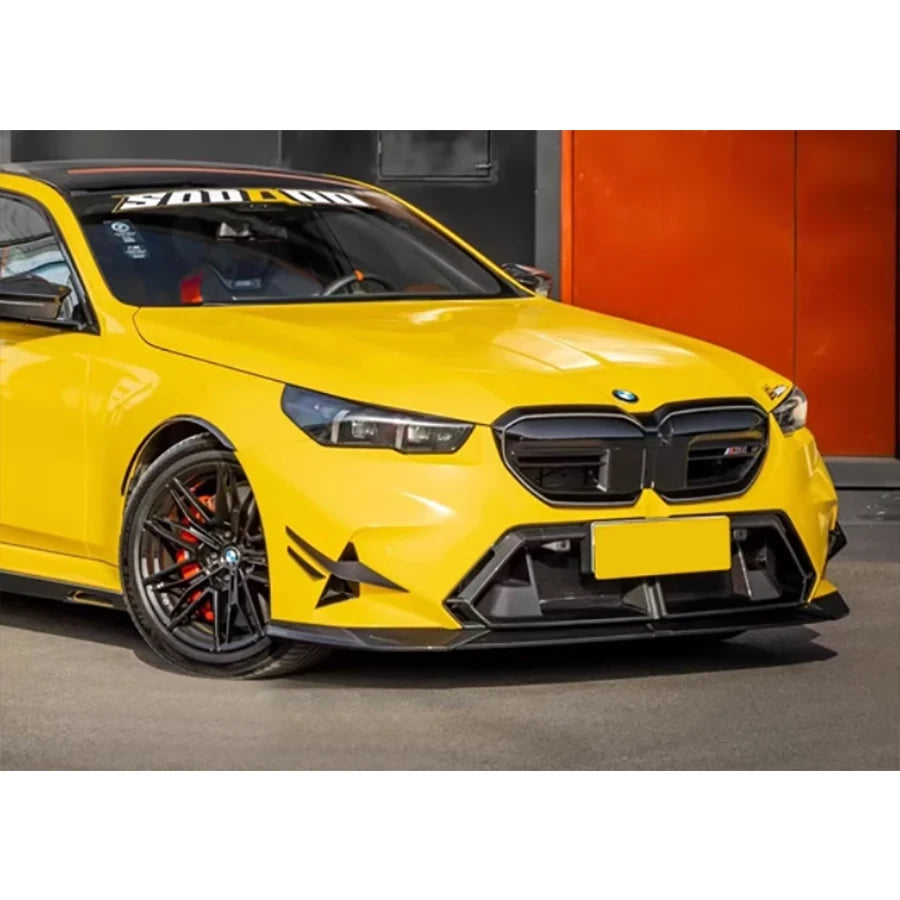 For BMW M5 G90 Dry Carbon Fiber Racing Grills Front Bumper Air