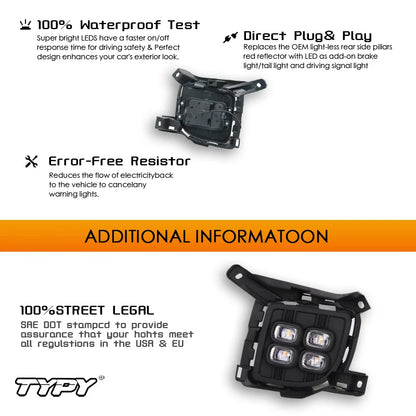 For Toyota Land Cruiser FJ200 LC200 Typy Front Bumper Fog