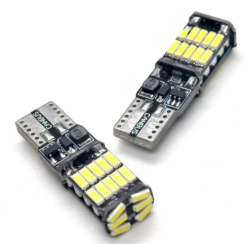 100PCS T10 W5W 194 501 Canbus 4014 Interior No