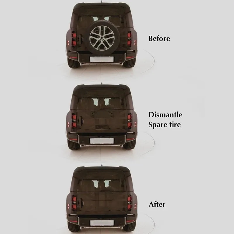 For Land Rover Defender L663 2020-2025 Spare Tire Cover Board