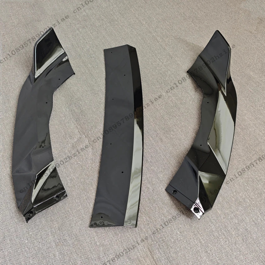For BMW F87 M2 2016-2021 Gloss Black Cs Front Bumper Lip Spoiler