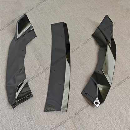 For BMW F87 M2 2016-2021 Gloss Black Cs Front Bumper Lip Spoiler