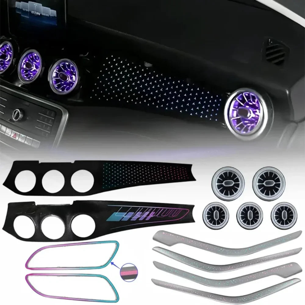 For Mercedes-Benz Cla Gla A B-Class 64-color Interior Lighting