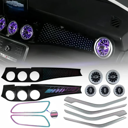 For Mercedes-Benz Cla Gla A B-Class 64-color Interior Lighting