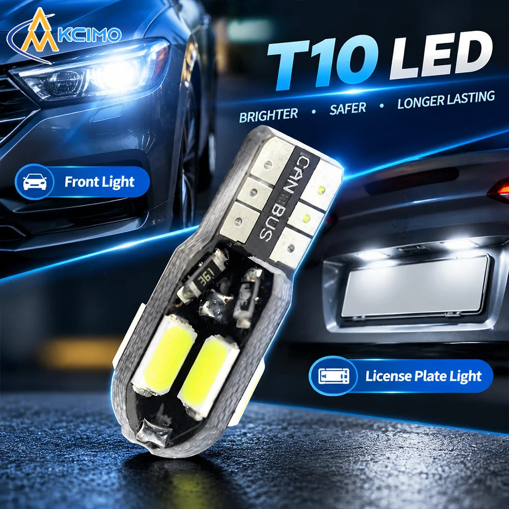 Super Bright 3030 Smd T10 Bulb 12V Canbus Error