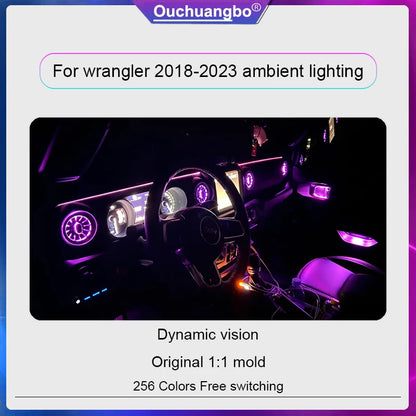 For Jeep Wrangler Jl Gladiator 2018-2023 Ouchuangbo Atmosphere