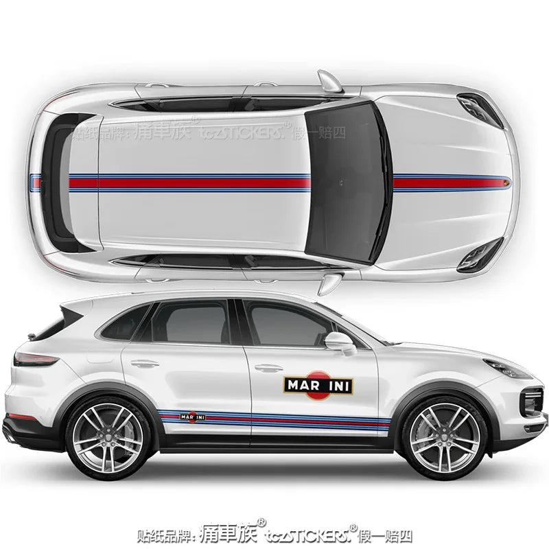 For Porsche Cayene Vinyl Sticker Customized Exterior Design