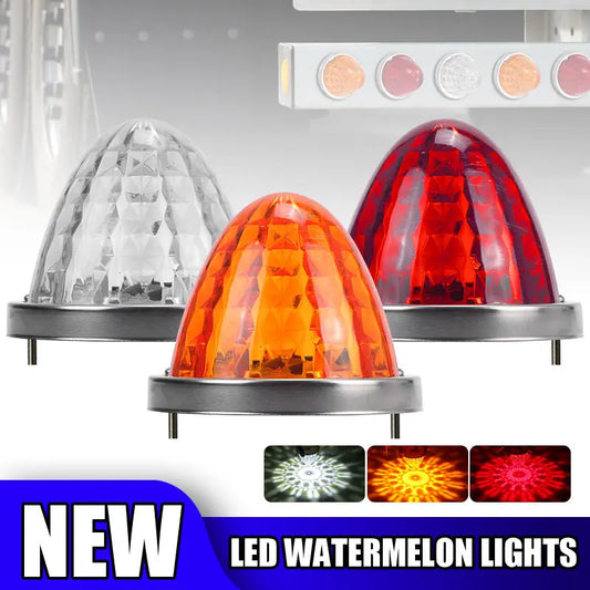For Trailer Crane Tractor Truck Cab Roof Flash White Emergency