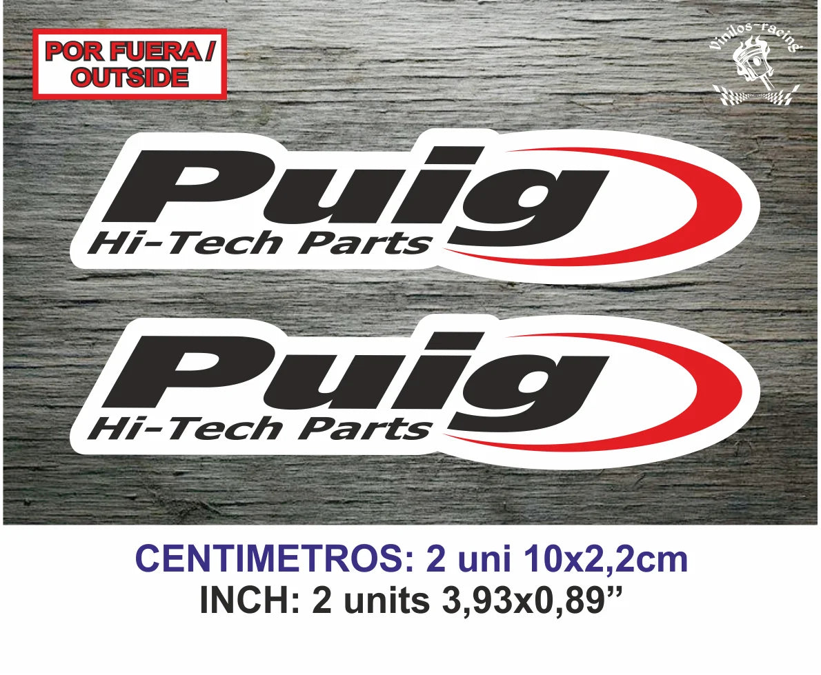 Puig Racing hi-tech Sticker Ng Bl Vinilo Decal Aufkleber
