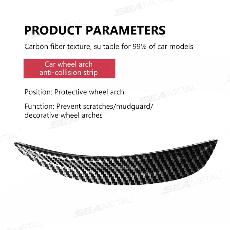 Automechanist Wheels Protector Trim Fender Protective Strip Anti