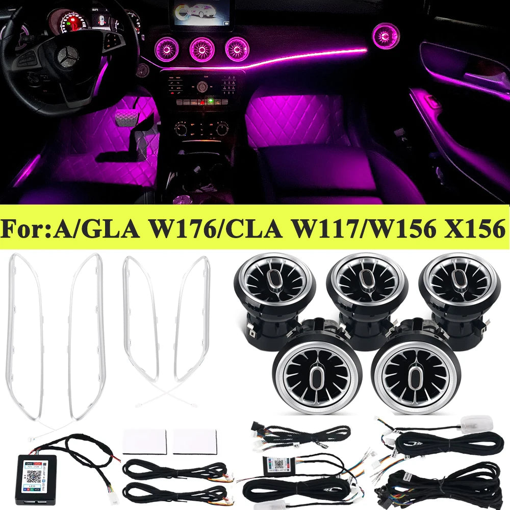 For Mercedes-Benz A Cla Gla W176 W117 W156 Air Vents 12 Colors
