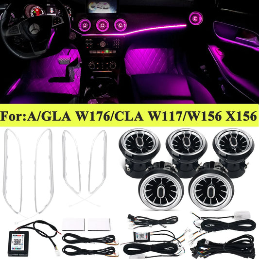 For Mercedes-Benz A Cla Gla W176 W117 W156 Air Vents 12 Colors