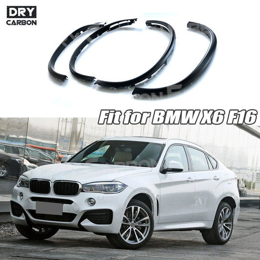 For BMW X6 F16 Sport 2015-2018 Pp Material Wheel Arches Eyebrow