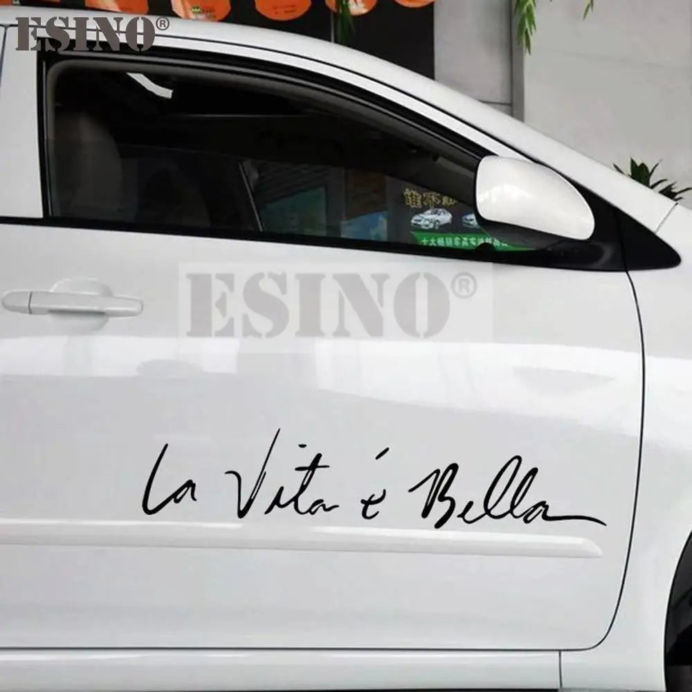 Sticker Life Is So Beautiful Italian La Vita E