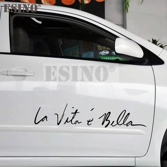 Sticker Life Is So Beautiful Italian La Vita E