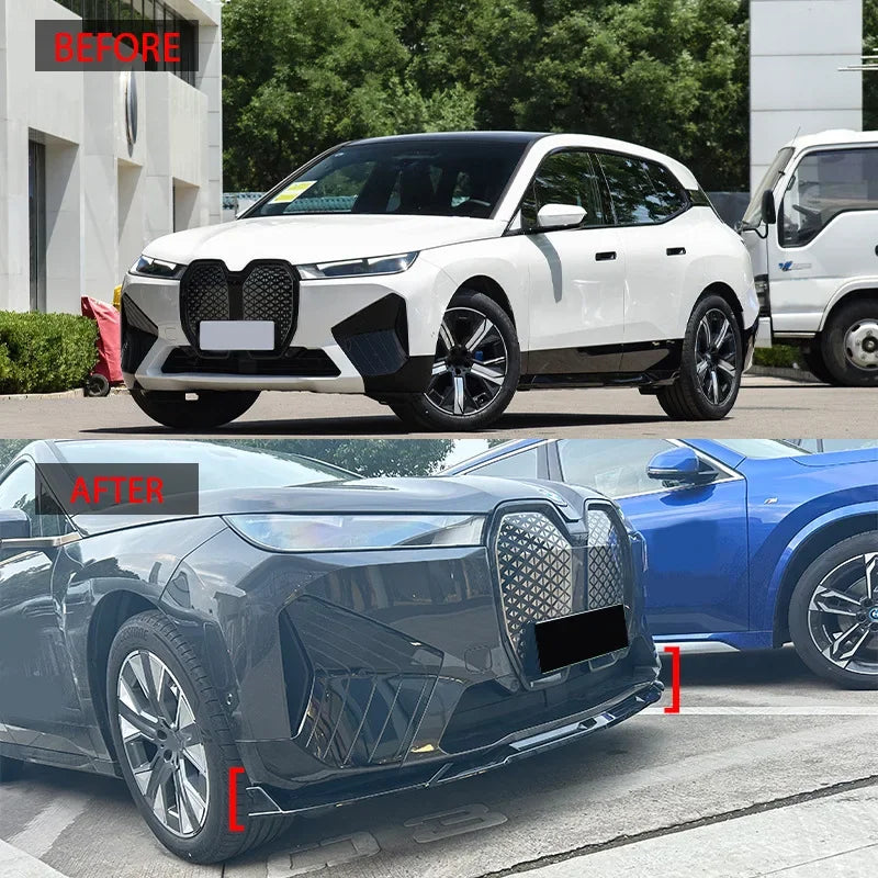 For 2021-2024 BMW Ix Mp Style Front Bumper Diffuser Spoiler