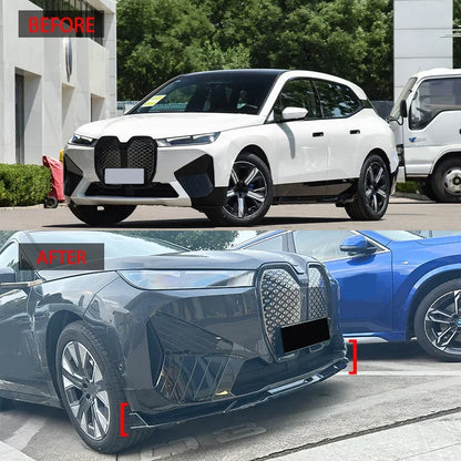 For 2021-2024 BMW Ix Mp Style Front Bumper Diffuser Spoiler