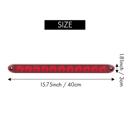 mp-red Inch Bar Sealed Stop Turn Tail Park Third