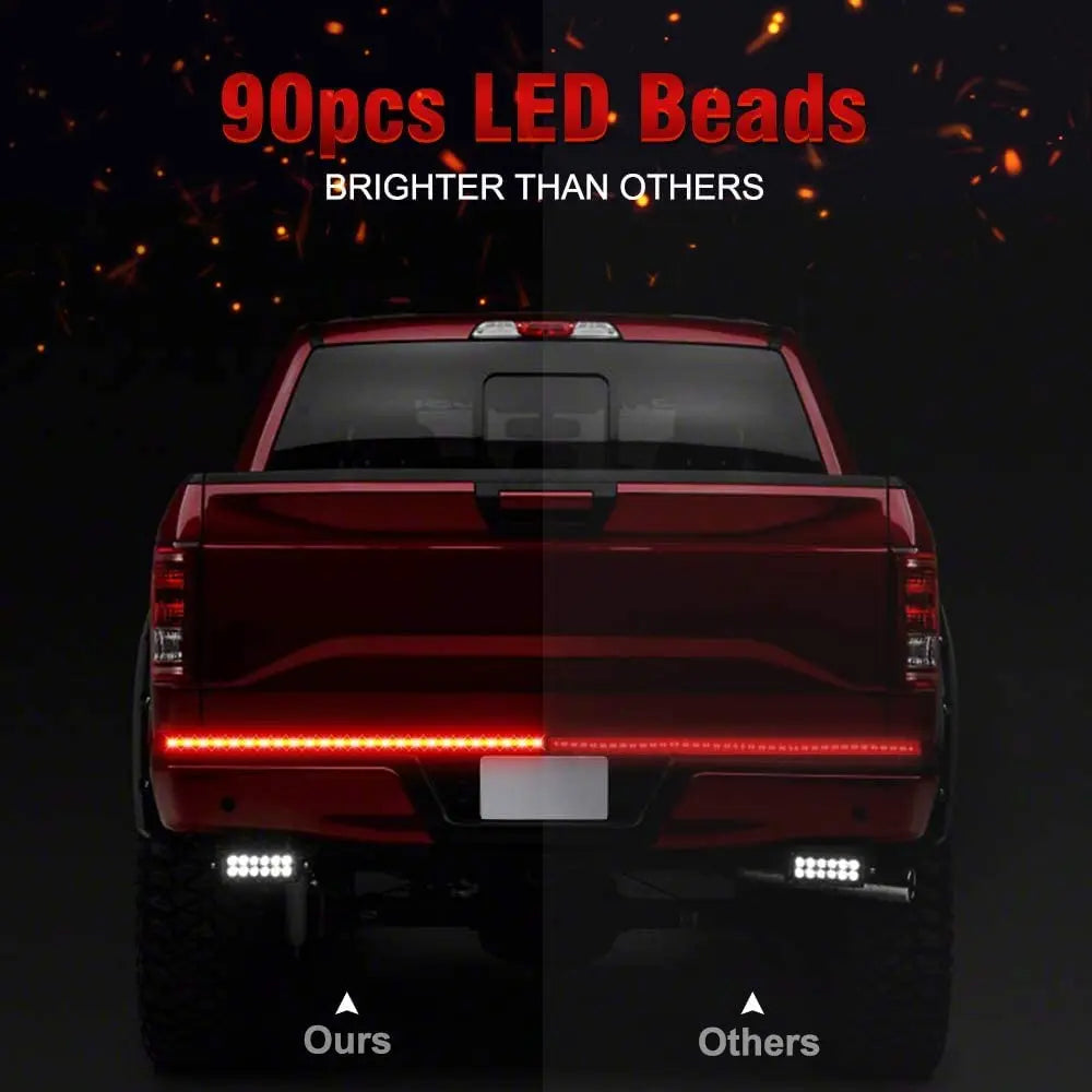 48 Inch Truck Tailgate Bar 12V Function Red White