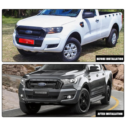 For Ford Ranger Front Bumper Fog Upgrade Kit 2015-2018