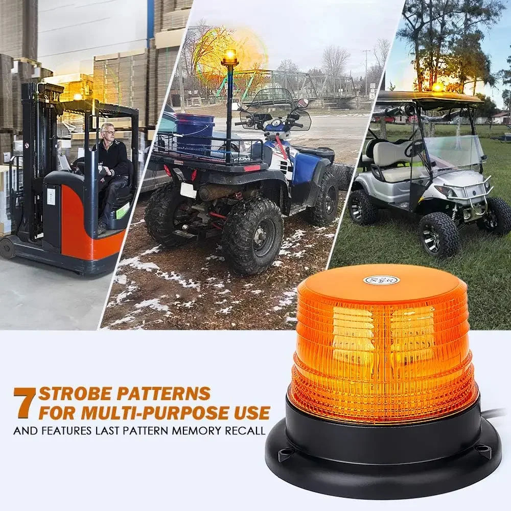 40LED Emergency Strobe Amber Singal Safety Warning Flashing