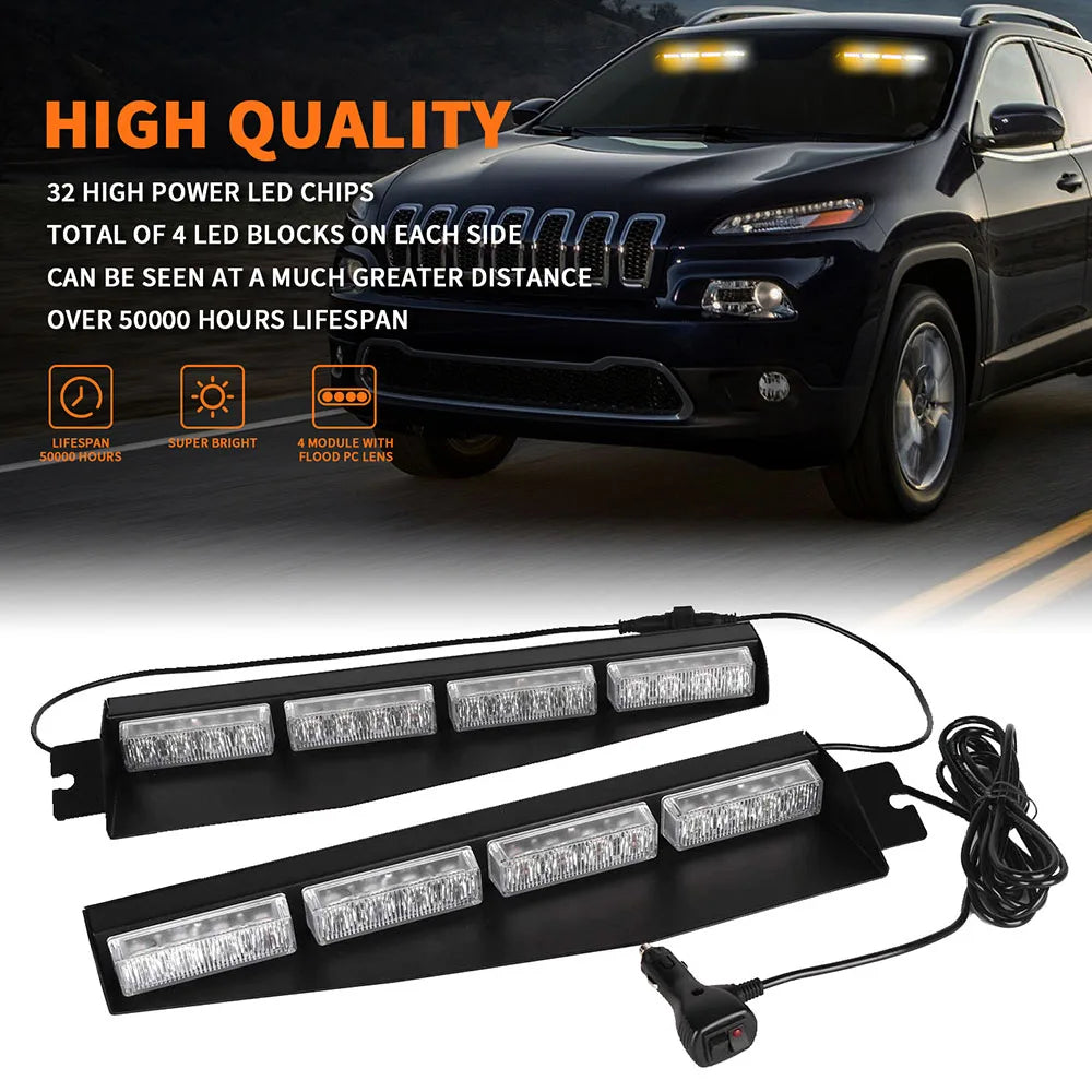 For Volunteer Firefighter Vehicles 12V 24V 40W Emergency Warning