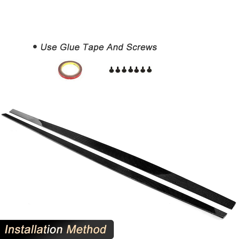 For BMW 5 Series G30 M-Sport Full Carbon Fiber Side Skirts