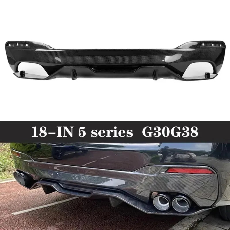 For BMW 5 Series M5 F90 G30 G38 Carbon Fiber Rear Bumper