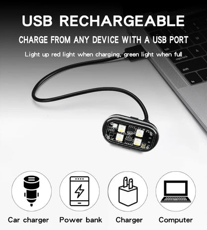 RGB Strobe Motorcycle Wireless Remote Warning Decor R Indicator