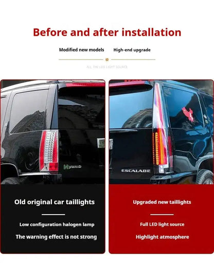 For Cadillac Escalade 2007-2014 LED Taillight Dynamic Turn